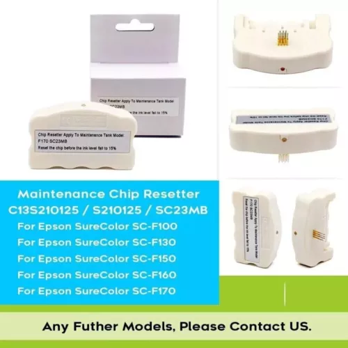 SC23MB Manutenzione Serbatoio Inchiostro Chip Resetter per Stampante Surecolor F170 F160 F100 - Foto 6 di 7