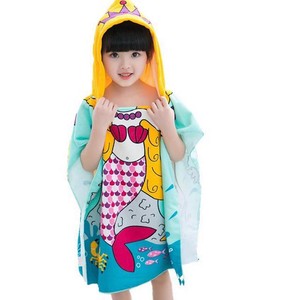 kids beach hooded towel