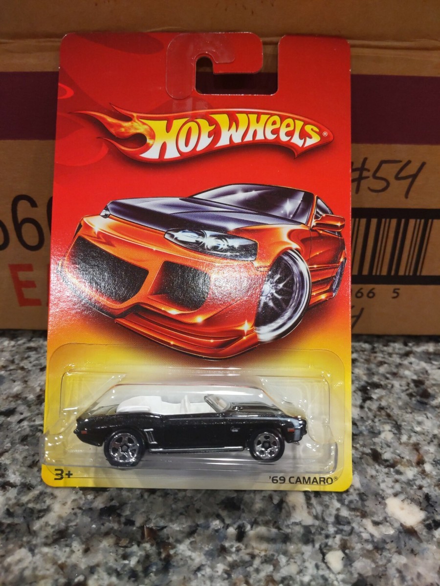 Hot Wheels Walmart Exclusive Red Card '69 Camaro Black Rare New