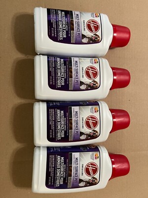 4PC 32 FLOZ Hoover Paws & Claws Multi Surface Floor Cleaner Pet Cleaning Formula