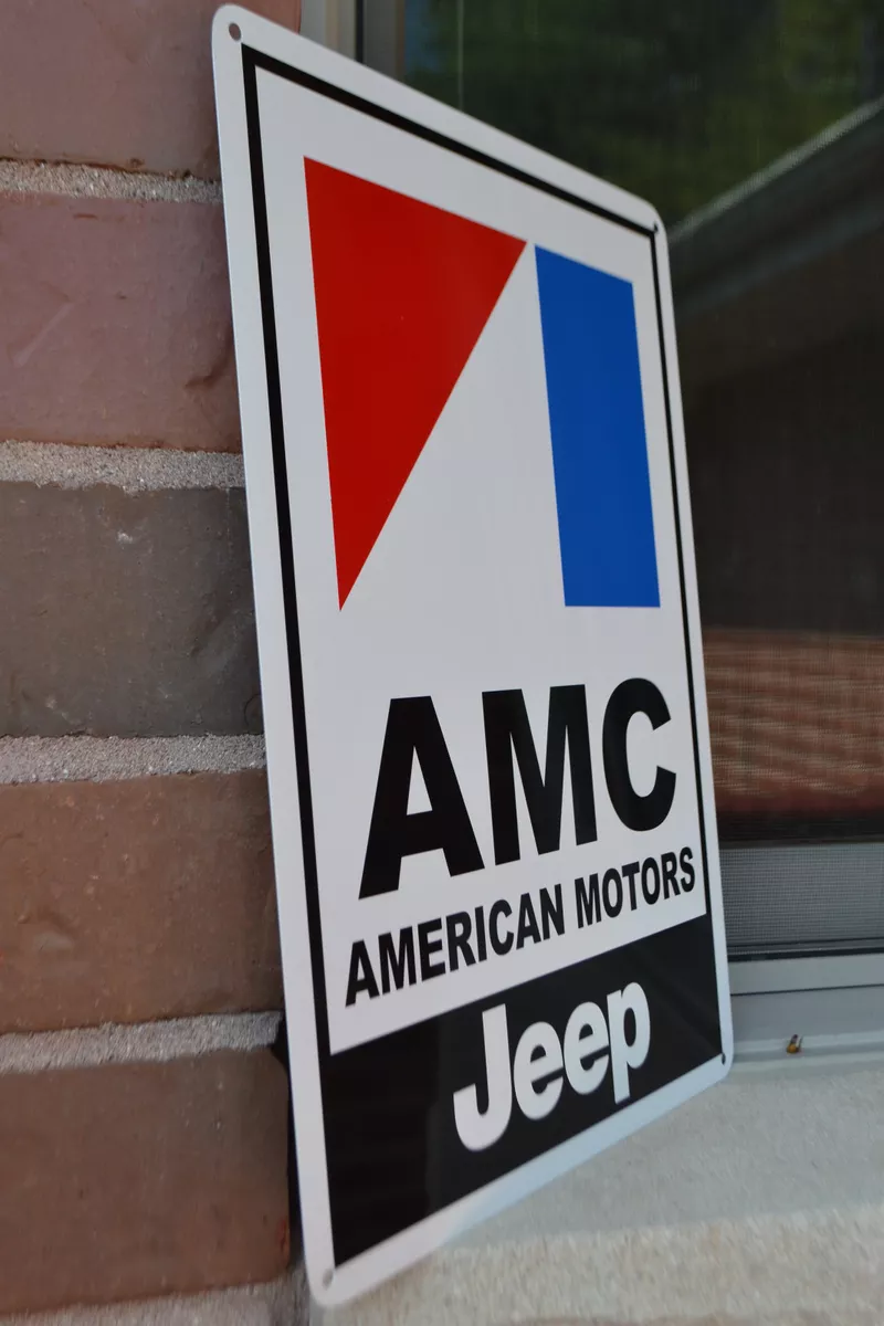 AMC JEEP American Motors Racing Sign Service Mechanic 10"x14" Garage SIGN |  eBay