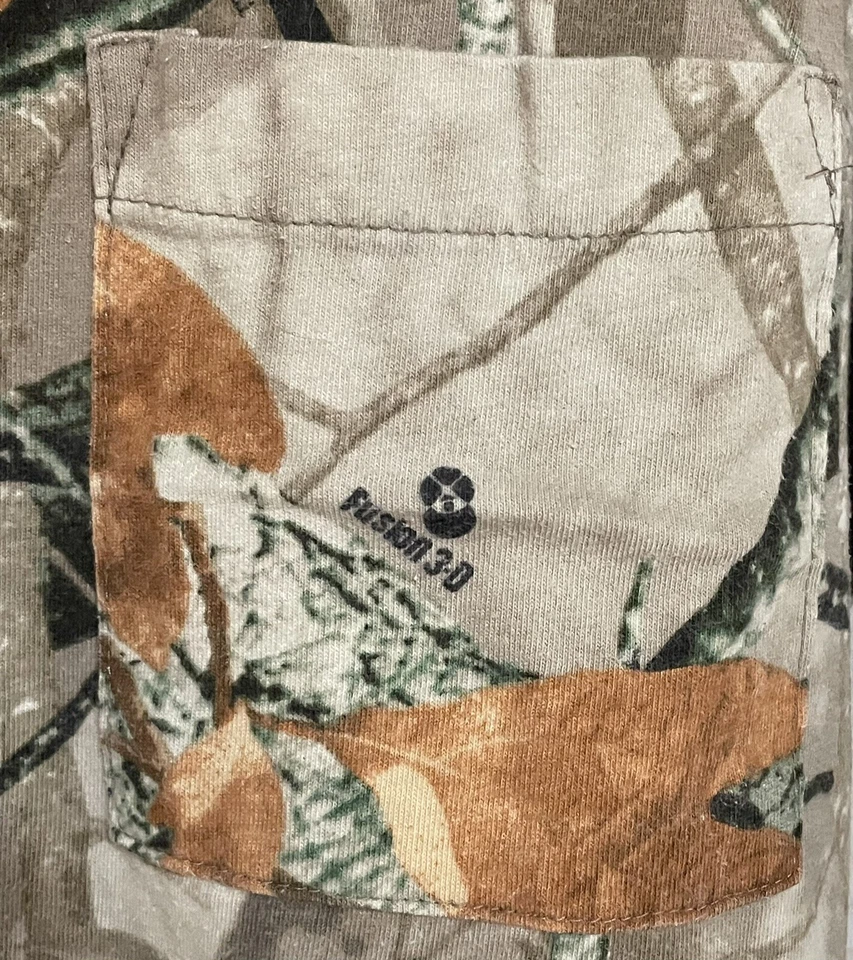 Outfitters Ridge Men’s Camo Long Sleeve T Shirt Fusion Hunting Camo Large L - Image 2 of 4