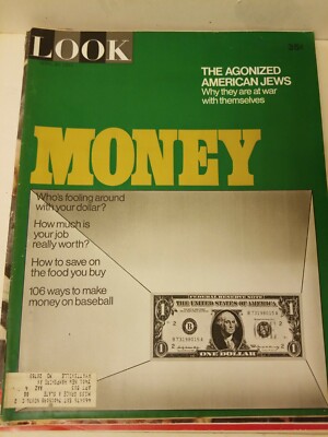 ORIGINAL Vintage Look Magazine April 20 1971 Money Issue