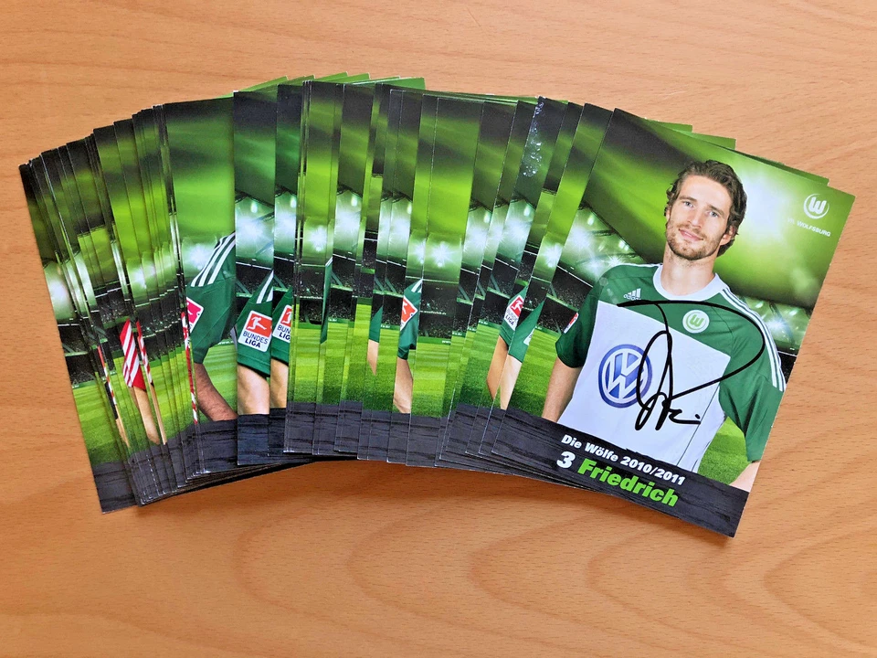 VfL Wolfsburg Autogrammkarte 2010-11 original signiert 1 AK aussuchen