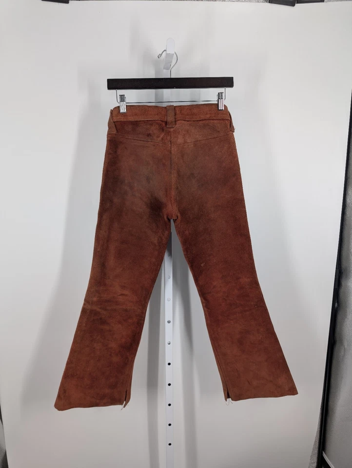 Pantalones de bolsillo de arcilla descolorida de gamuza artesanal de alta resistencia vintage de los años 50 Hernando Ltd Garra Foto 3 de 4