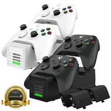 Fosmon Quad Charging 4 Battery Pack Charger Dock for Xbox Series S X Controllers