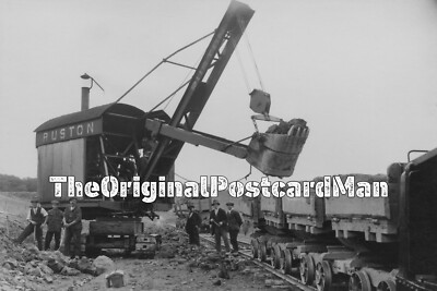 Alston New Reservoir 1922 - Steam Navvy ''RARE'' Lancashire 6x4 Photograph