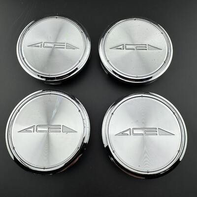#ad #ad Set Of 4 ACE A119 11 CENTER CAPS WHEEL HUB COVERS Good Clips $89.99