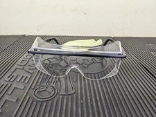 #ax492 Uvex OTG Safety Glasses Black Frame Clear Lens Scratch-Resistant S2500