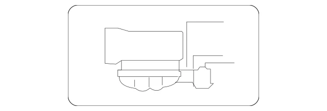 Etiqueta de servicio del motor Mitsubishi Lancer 2008 P/N 7430A731 pieza original OEM nueva Foto 4 de 4