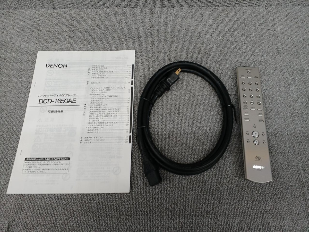 ②DENON DCD-1650AE DENON DCD-1650AE SACD player 5 - good condition | eBay