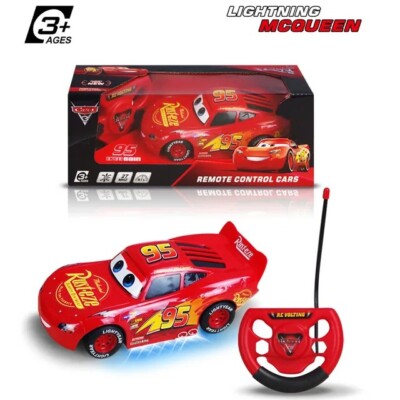 New Disney Pixar Cars Remote Control Electric Toy Car Kids