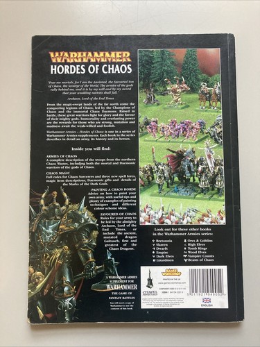 Hordes of Chaos Army Book Warhammer Fantasy Battles WFB Games Workshop GW OOP - Picture 2 of 14