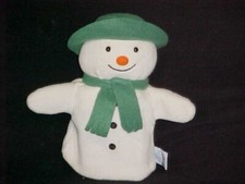 9" Raymond Brigg's The Snowman Puppet Plush Toy By Eden From 1992 Rare