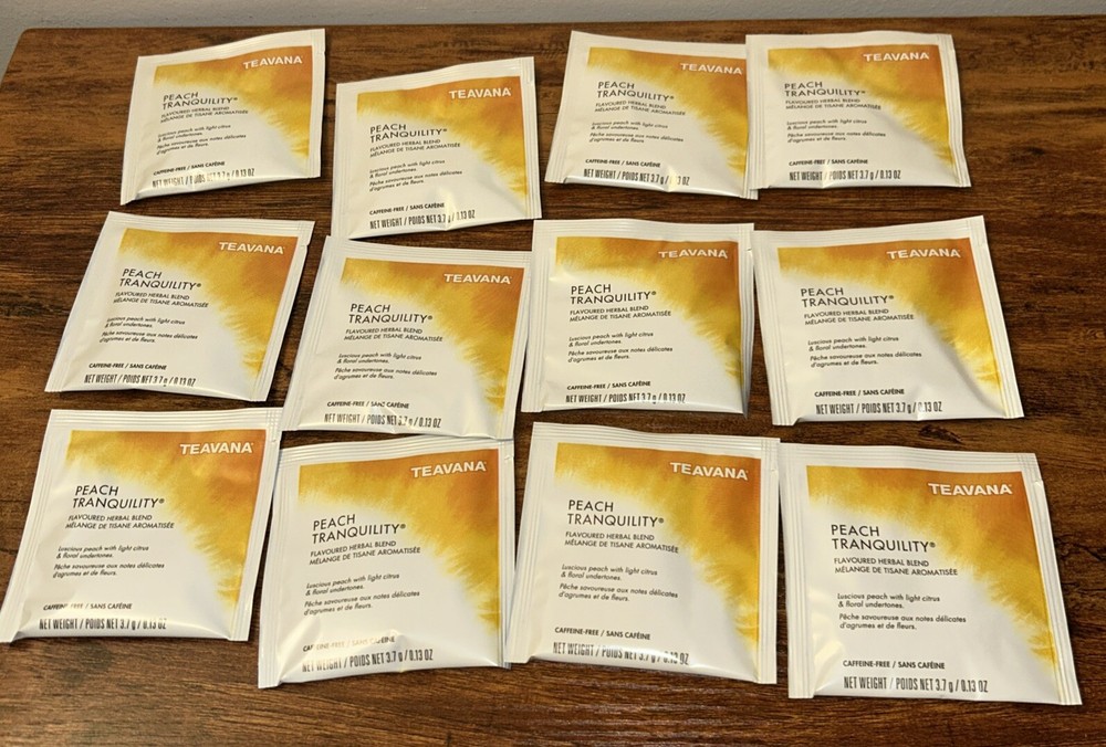 STARBUCKS Teavana Peach Tranquility Flavoured Herbal Blend, 12 Sachet Tea Bags