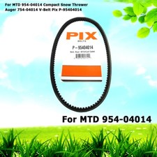 For MTD 954-04014 Compact Snow Thrower Auger 754-04014 V-Belt Pix P-95404014