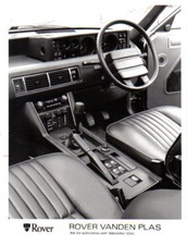 Rover 3500 Vanden Plas SD1 1980-81 Front Interior View Original b/w Press Photo