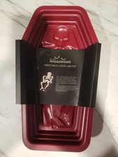 Coffin skeleton Halloween cake pan