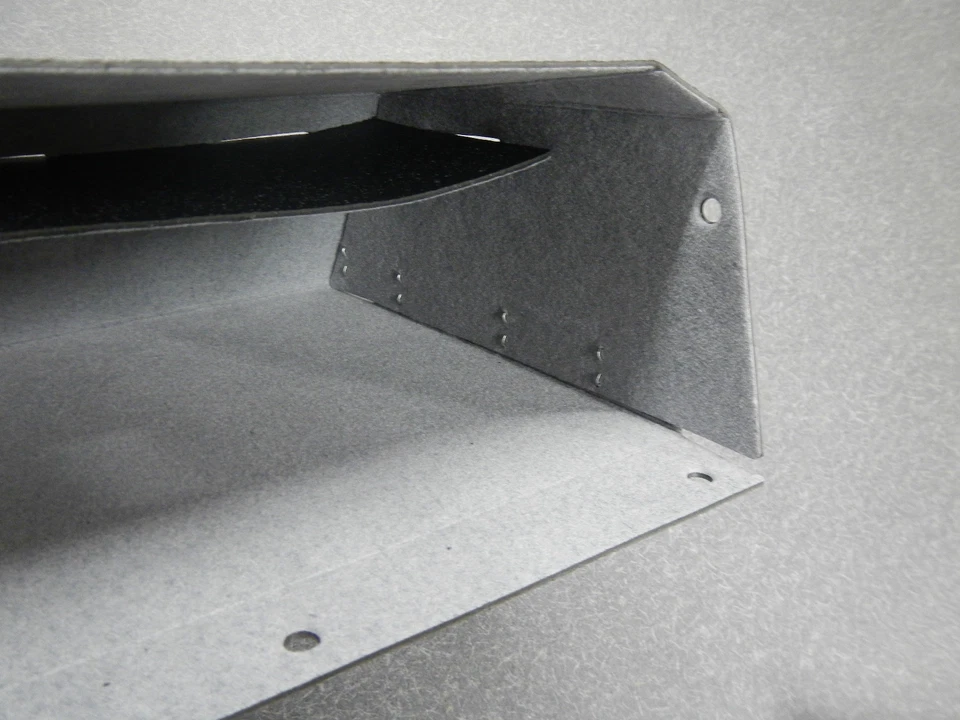 Buick Wildcat LeSabre Electra 225 1964 guantera forro gris tiene estante 64 NUEVO Foto 3 de 4