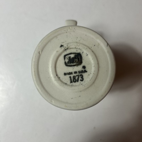 Tazza caffè irlandese Hall vintage gialla 5-1/2 in alta USA #1873 arcobaleno. - Foto 4 di 5