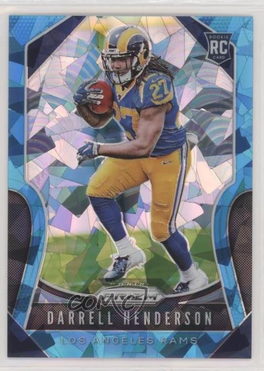 2019 Panini Prizm Rookies Blue Ice Prizm 12/99 Darrell Henderson #330 2w0