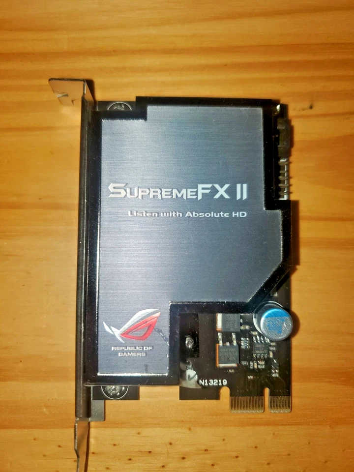 Asus P5E SupremeFX II ROG PCI-E 7.1 Kanal Interne HD Soundkarte GRÜN