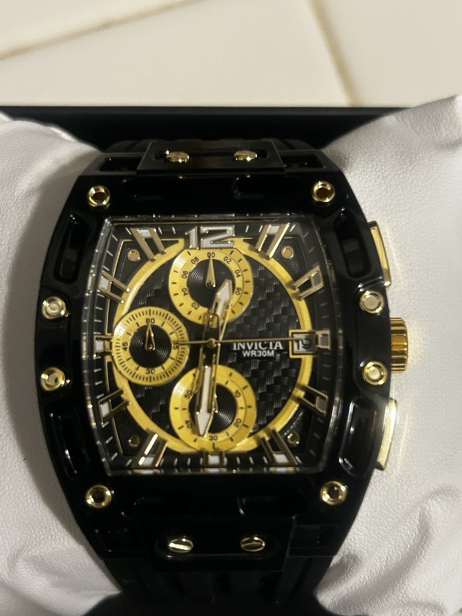 INVICTA インビクタ S1ラリー ゴールド×ブラック 70148 Invicta Men's S1 Rally Allogrip 42mm Black And Gold Watch | eBay