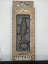 The KraftsMan Co Handheld Durable Cast Iron Fish Bottle Opener New In Box