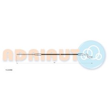 2x Handbremsseil vorne für Ford Galaxy 1 WGR id19716