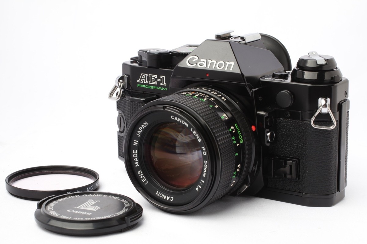 N MINT] Canon AE-1 P Program Film Camera New FD NFD 50mm f1