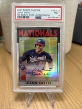 2021 Topps Chrome - 1986 Topps Baseball Autographs Juan Soto #86A-JS (AU)