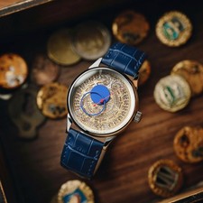 Raketa Coperncius "Aztec Calendar" Maya Calendar Vintage Men's Watch