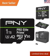 1TB PRO Elite Prime C10 U3 V30 A2 microSDXC Flash Memory Card   Ultra-Fast Sp...