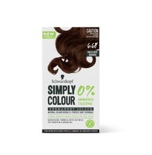 Schwarzkopf Simply Colour Permanent Hair Colour Gentle Scalp 6.68 Hazelnut brown