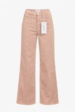 NWT Women  s Frame Le Slim Palazzo 25 Blush High Rise Wide Leg - Retails For 278