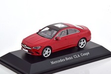 Spark 1 43 Mercedes Benz CLA Coupe (C118) 2019 Jupiter Red Mercedes Benz Miniatu