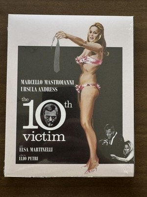The 10th Victim (Blu-ray + Slipcover, 1965, Kino Lorber) New - Factory Sealed