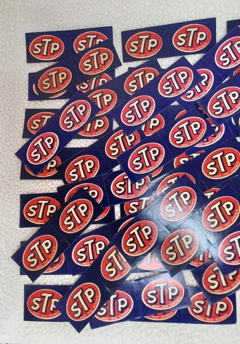 Vintage Original STP Indy 500 Gewinner Aufkleber 200 Stück (100 Blatt) klein Mini - Bild 5 von 20