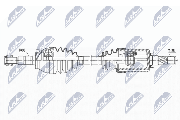 NTY Antriebswelle NPW-PL-117 FüR Opel Insignia Sports Tourer Z18 Sport Cdti-image