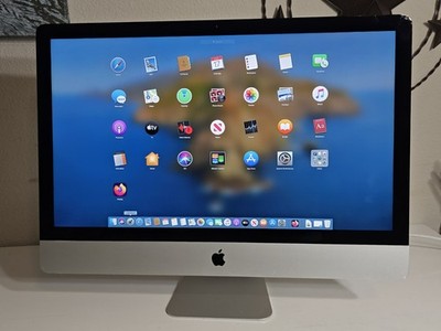 Apple iMac 27-inch, Late 2012 All-in-One Computer, macOS -Screen crack top right