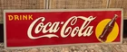 Original Mid Century Vintage Coca Cola Metal Sign Coke Advertising