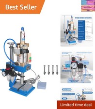 STL-63 110V Pneumatic Punch Press Machine Small Desktop Punching Press Hand M...