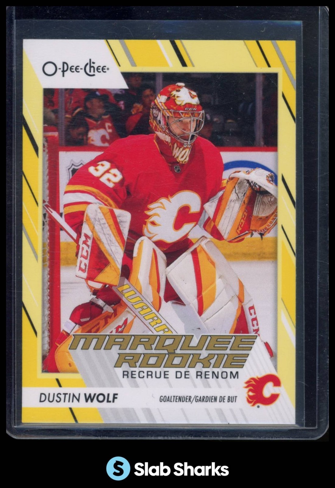 2023 O-PEE-CHEE #574 DUSTIN WOLF YELLOW BORDER RC ROOKIE