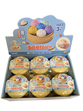 Malt Sugar Glitter Dumpling Squishy 12 Pack Display Rainbow Mystery Fidget Toy