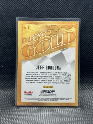 JEFF GORDON 2025 PANINI PRIZM RACING NASCAR POT OF GOLD #1 BASE | eBay