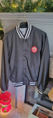 Vintage Mac Tools Swingster Nylon Men s Button Front  Black Jacket  Medium