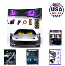 Programmable LED Sign 23.4x4.7 Inch APP Control 5V USB Remote Car Windshield