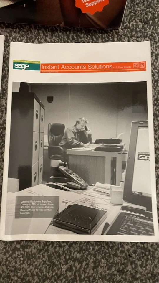 Sage Instant Accounts v11 Bookkeeping Software - Complete Box Set - PC CD - Image 3 of 4