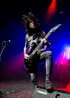 Guitarist Ricky Horror of industrial metal group Motionless in Whi- Old Photo 3