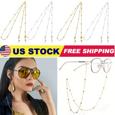 4Pcs Glasses Chain for Women Stylish Beaded Eyeglass Chain Vintage Glasses USA